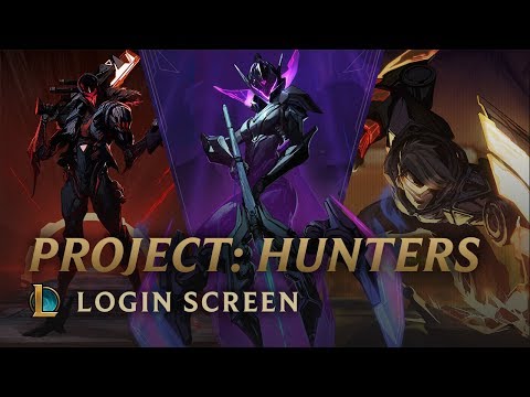 PROJECT: Hunters | Login Screen - League of Legends