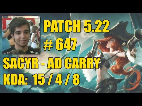 Red Sacyr - ADC: Miss Fortune vs Tristana - BR Challenger 819 PDL #647