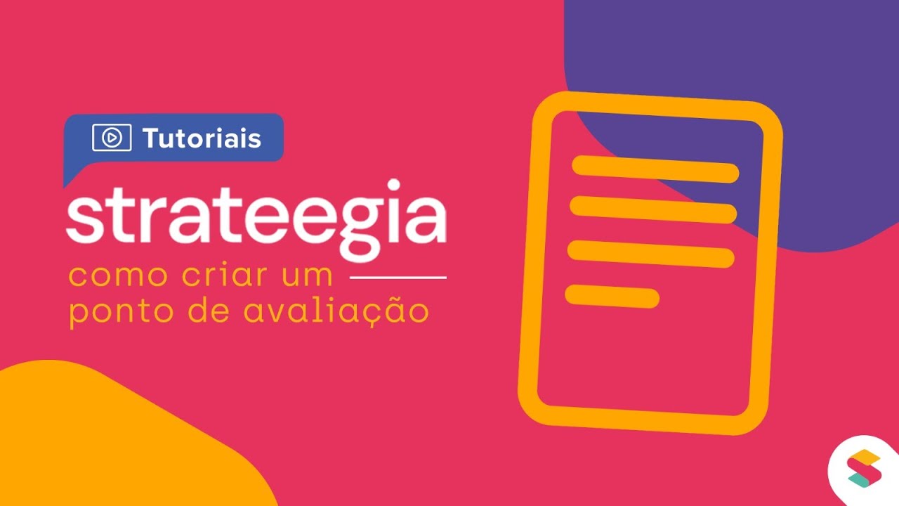 como criar um ponto de avaliação em strateegia