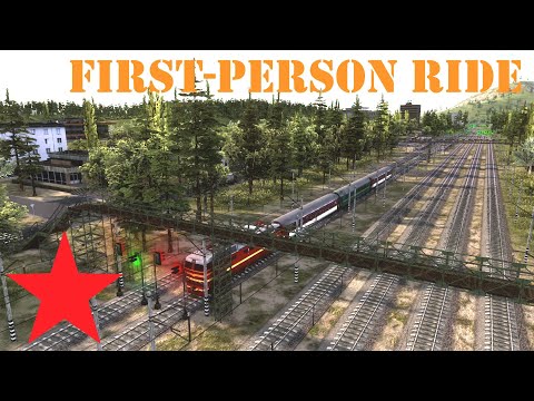 First-Person Train Ride in Workers & Resources: Soviet Republic | #29