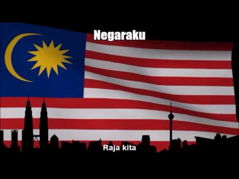 Malaysian National Anthem (Negaraku) - Nightcore Style With Lyrics