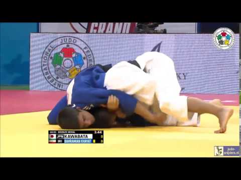 Judo 2014 Grand Prix Ulaanbaatar: Kawabata (JPN) - Bahramian Khayat (IRI) [-60kg] bronze