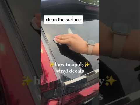 How To Apply Vinyl Decals | How To Put On Car Decals | Vinyl How To | Vinyl Decals