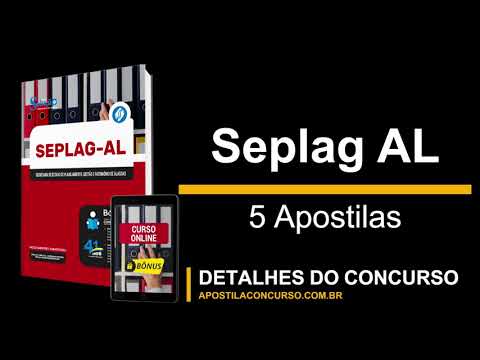 Apostila Concurso SEPLAG AL 2026 PDF e Impressa 5 Apostilas