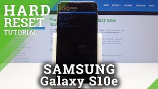 Hard Reset SAMSUNG Galaxy S10e - Bypass Screen Lock / Factory Reset