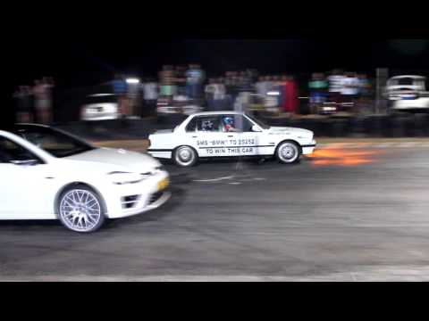 Carzilla 325 Turbo BMW vs VW Golf 7 R (BMW won)