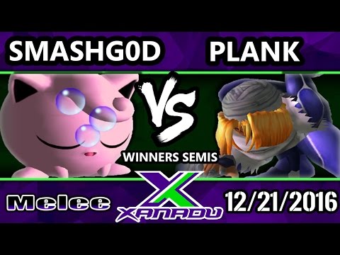 S@X 181 - Smash G0D (Marth, Jigglypuff) Vs. Plank (Sheik) - SSBM Winners Semis - Smash Melee