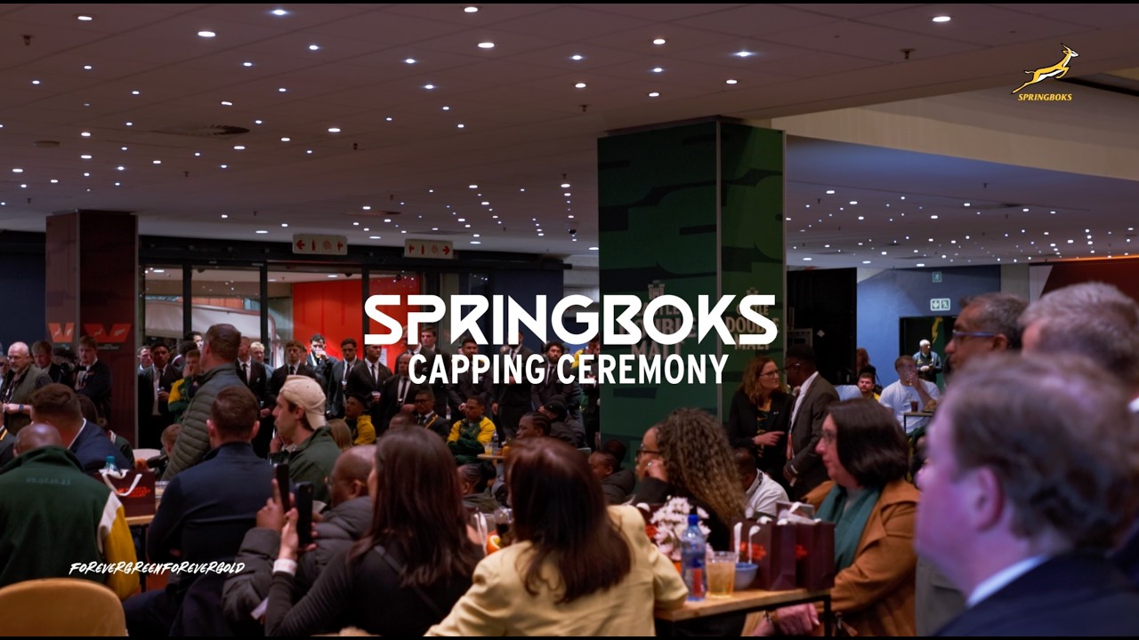  Behind the scenes | Springbok capping ceremony | 29 August 2026