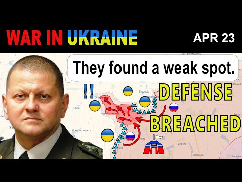 23 Apr: BREAKTHROUGH! Russians EXPLOIT a Ukrainian Mistake & PENETRATE THE LINE! | War in Ukraine