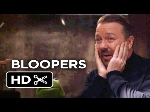 Muppets Most Wanted Bloopers - Ricky Gervais (2014) - Muppets Movie HD