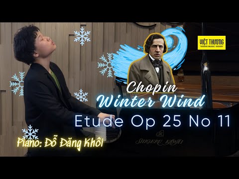 Chopin Winter Wind Etude - Shigeru Kawai SK-5