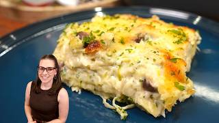 LASANHA DE BACALHAU COM NATA SUPER CREMOSA! FÁCIL DE FAZER