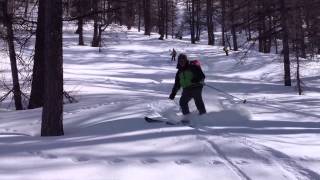 preview picture of video 'Initiation ski de randonnée - Queyras - Alpes'