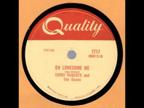Terry Roberts & The Deans - Oh Lonesome Me 78 RPM Record