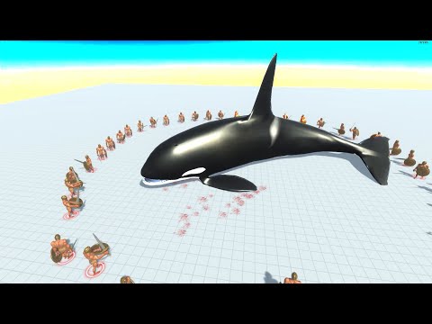 40 Achilles Shield Power Vs All Giant Units ♦ Animal Revolt Battle Simulator ♦