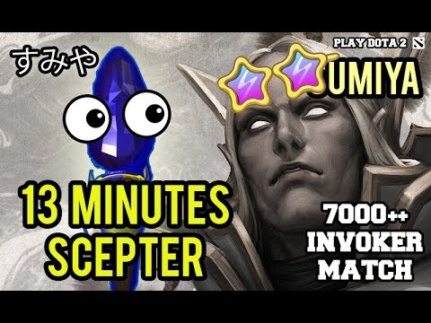 13 Minutes Aghanim's Scepter? WTF So Fast Farm - Sumiya Invoker | 7000++ Invoker Match