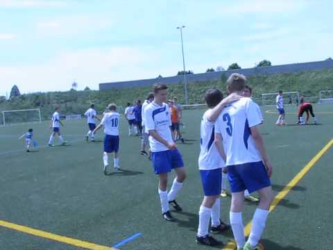 C1 Jugend jubelt das Sieg