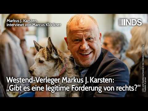 Westend-Verleger Markus J. Karsten: „Gibt es eine legitime Forderung von rechts?“ | Klöckner | NDS Video-Thumbnail von YouTube