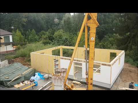 Hausbau im Zeitraffer -Holzhaus