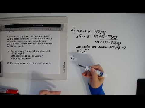 mm5m.66  Problema cu pagini de carte citite pe zile