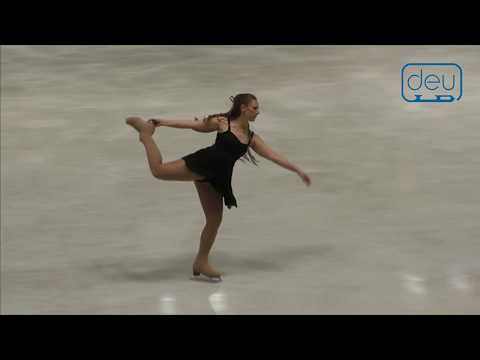 Kirtsen STEPRATH. Oberstdorf 2018. Silver Ladies I - Artistic. 16 place