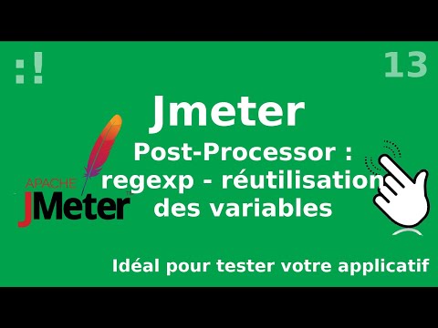 Jmeter 13 Regexp et réutilisation de variables début de scrapping