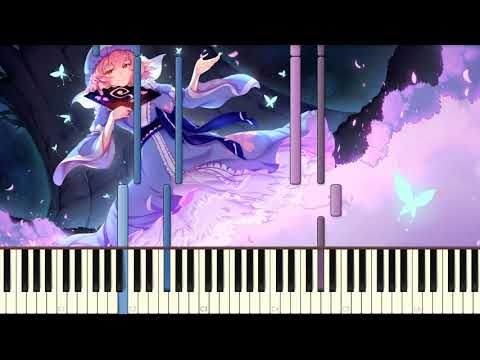[Easy Piano] PCB Stage 6 Boss | Yuyuko's Final Spell - Border of Life