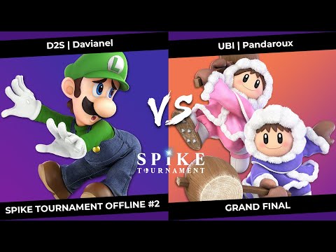 SpikeT Offline #2 Grand Final - D2S | Davianel (Luigi/Alph) VS UBI | Pandaroux (Ice Climbers/Mewtwo)
