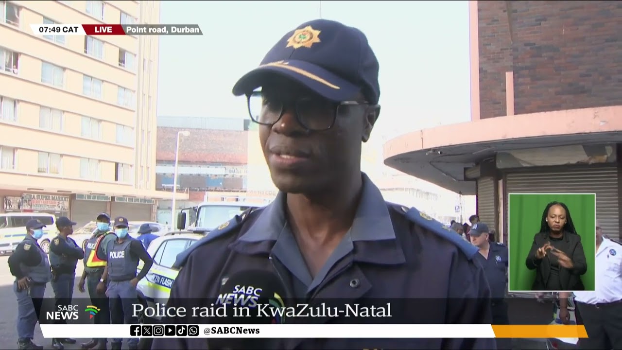 Durban Raid | Police target hijacked buildings in Point Road, undocumented foreigners arrested
