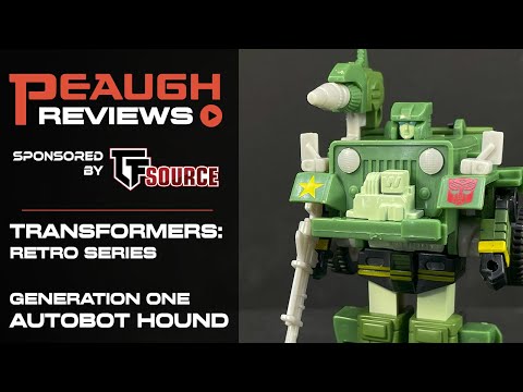 Video Review: Transformers Retro Series - G1 Autobot HOUND