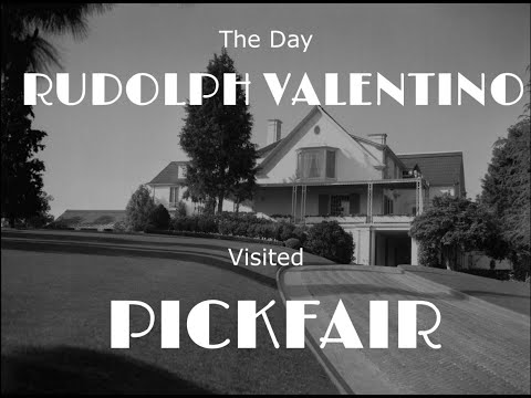 The Day Rudolph Valentino Visited Pickfair