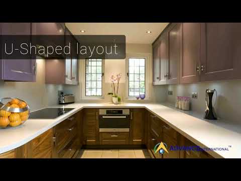 Modern Wooden L Shape Modular Kitchen Cabinets