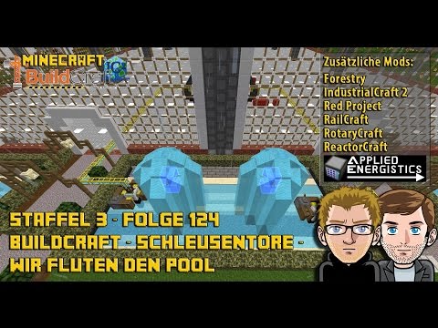 Let´s Play Buildcraft [HD+] S03E124 - Buildcraft - Schleusentor - Wir fluten den Pool