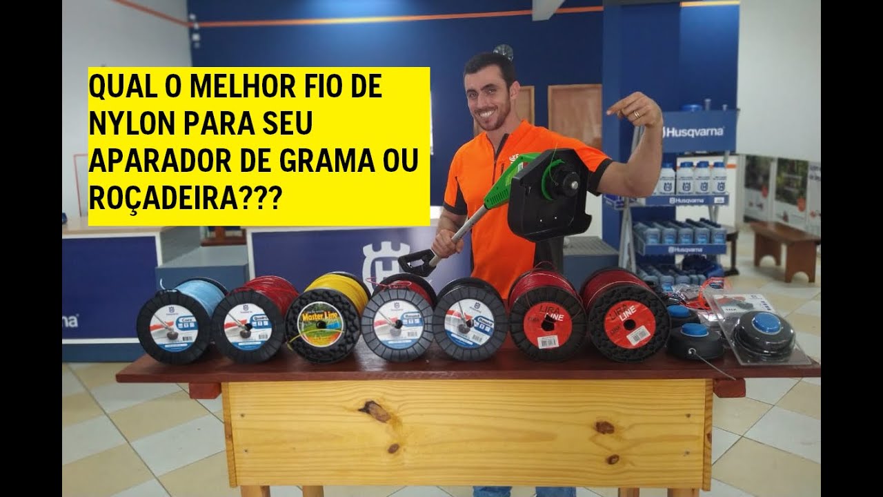 QUAL O MELHOR FIO DE NYLON PRA RECARREGAR O TRIMMER DE SEU APARADOR DE GRAMA OU ROÇADEIRA