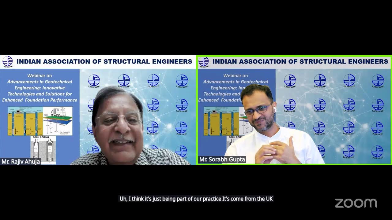 Webinar on Advancements in Geotechnical Engineering