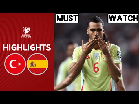 Spain VS Turkey highlights 2026 qualify matches: main highlights just Goals highlights.