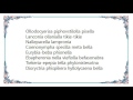 Cocteau Twins - Peppermint Pig 7 Version Lyrics