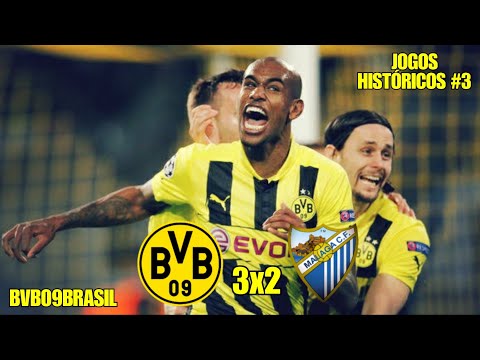BORUSSIA DORTMUND 3X2 MÁLAGA  - UCL 2012/13 - JOGOS HISTÓRICOS #3
