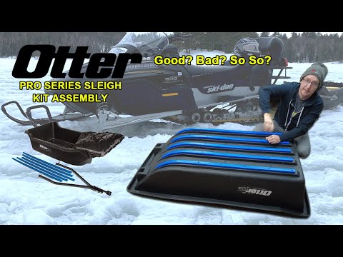 Otter Pro Series Snow Machine Sleigh. Assembly and Thoughts on the Quality and the build speed.