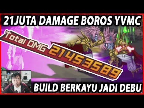 🔥🔥21JUTA OUTPUT DAMAGE BOROS BERKAYU YVMC [BUILD TERUS] - ONE PUNCH MAN:The Strongest
