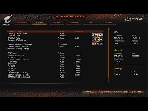Ryzen 7 5800X PBO2 Curve Optimiser Settings + Benchmarks | | AORUS ELITE X570