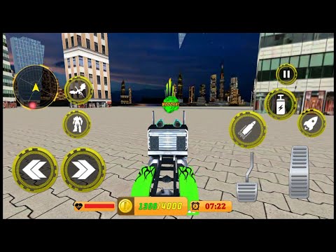 Dragon Robot Police Car Games - Android Gameplay #5
