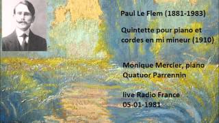 Paul Le Flem Quintette en mi mineur (1910) 3/3