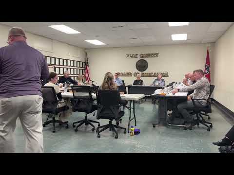 Clay County Schools Board Meeting November 14, 2025