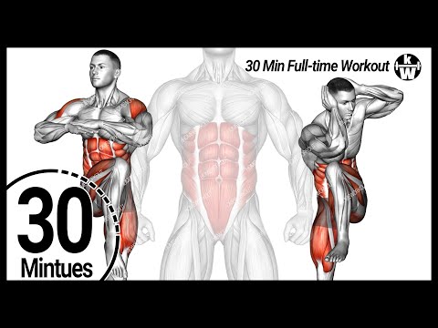 30-Min Stehendes Bauchmuskeltraining! Das Bauchfett verschwindet und nur die Bauchmuskeln bleiben