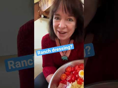 Ranch dressing necessary for the Ridiculously Big Salad?