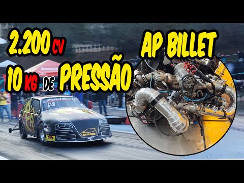 E tome pressão! Gol Compound turbo enfia pressão pra dentro sem dó e bate recorde mundial FWD