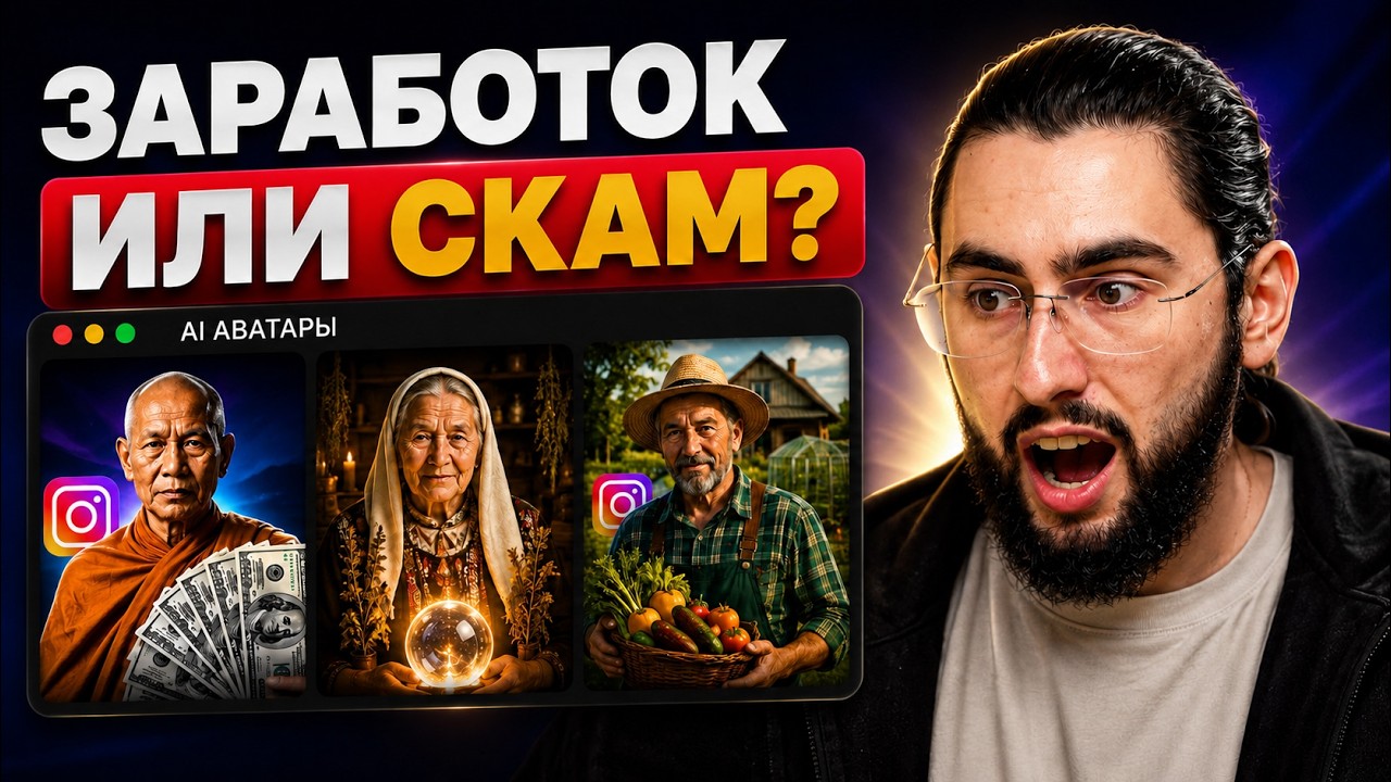 YouTube: Я год тестил заработок на ИИ