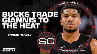 Giannis Antetokounmpo traded to the Heat 👀 Reaction from Shams Charania | SportsCenter