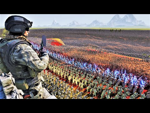 U.S Special Forces Defend against 3 MILLION Zombies in a Ruined Fort - UEBS 2 | Battle Simulator 2